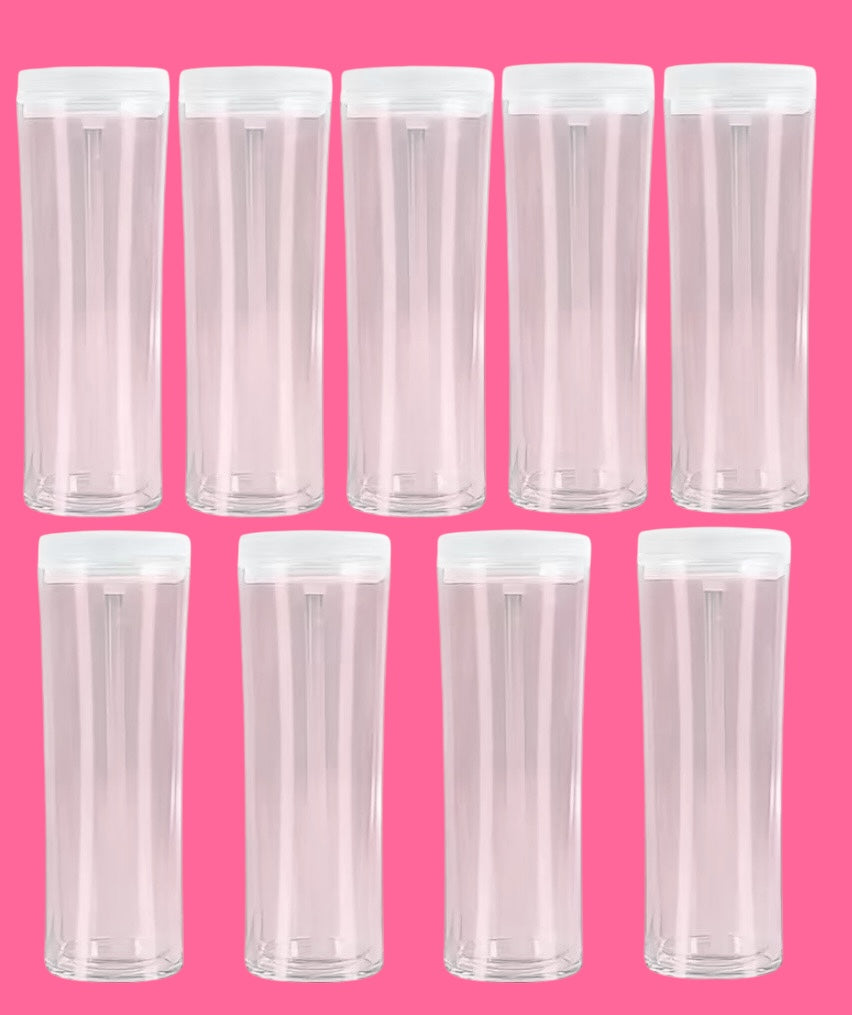 20 oz. flip lid tumbler w/straw